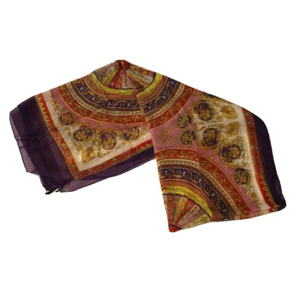 Versace Collection - Women's Multicolor Silk Lightweight Scarf 73